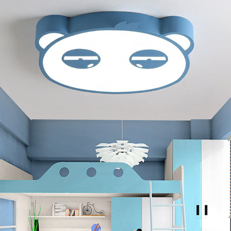 Here Are Two Options:
1. Panda Flushmount Nursery Light - Colorful Animal Led Ceiling Lamp
2.