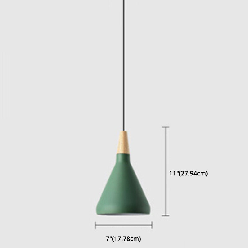 Simplicity Pendant Light: Nordic Macaroon Aluminum Lampshade | Multi Color Options Ideal 1-Light