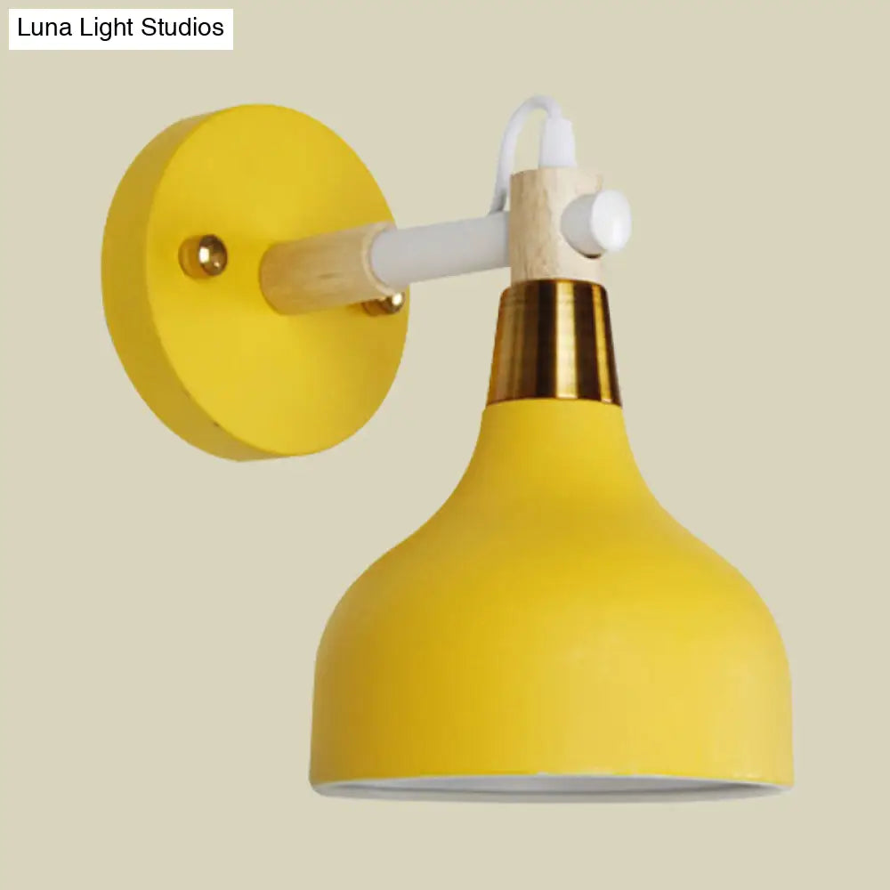 Adjustable Metal Onion Wall Light - Nordic Sconce Lighting For Bathroom In Candy Color