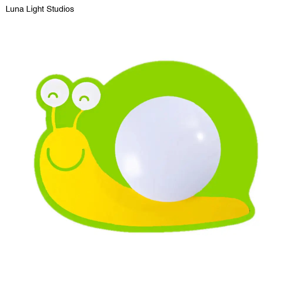Children’s Led Ceiling Mount Light With Wooden Cartoon Pattern - Ideal For Kindergarten