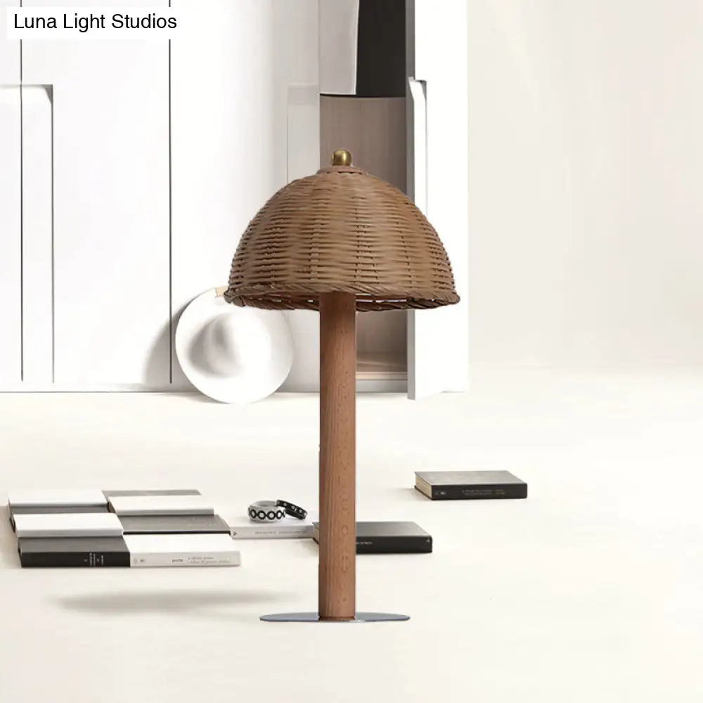 Hemisphere Bamboo Desk Light 1 Bulb Task Lighting For Dining Room
Or
Bamboo Wood Room