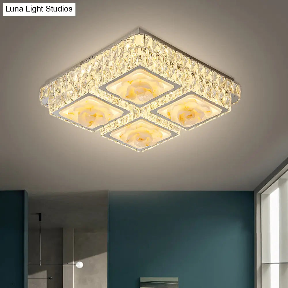Here Are A Few Options: 1. ’Minimalist Led Crystal Ceiling Light With Jade Lotus Design’ 2.