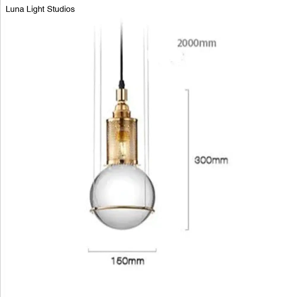 Light Home Stay Hotel Bedside Modern Minimalist Personality Window Crystal Glass Chandelier Pendant