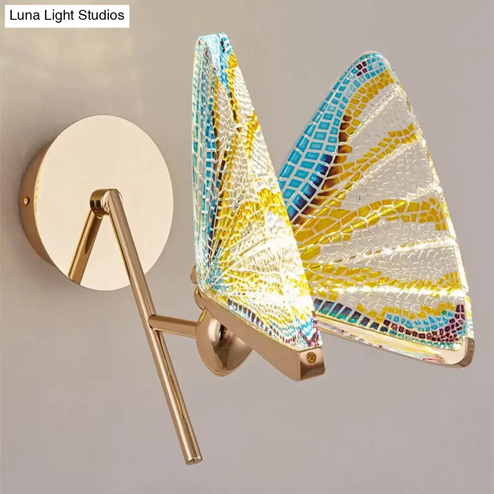 Merve - Nordic Creative Colorful Butterfly Led Wall Lamp Wall Lamp
