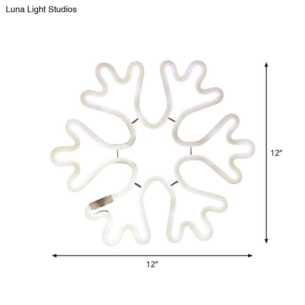 Minimalistic Usb Led Night Lamp With Plastic Animation Framework For Modern Wall Lighting