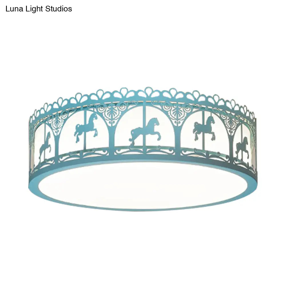 Modern Acrylic Flush Mount Ceiling Light: Perfect For Kid’s Bedroom