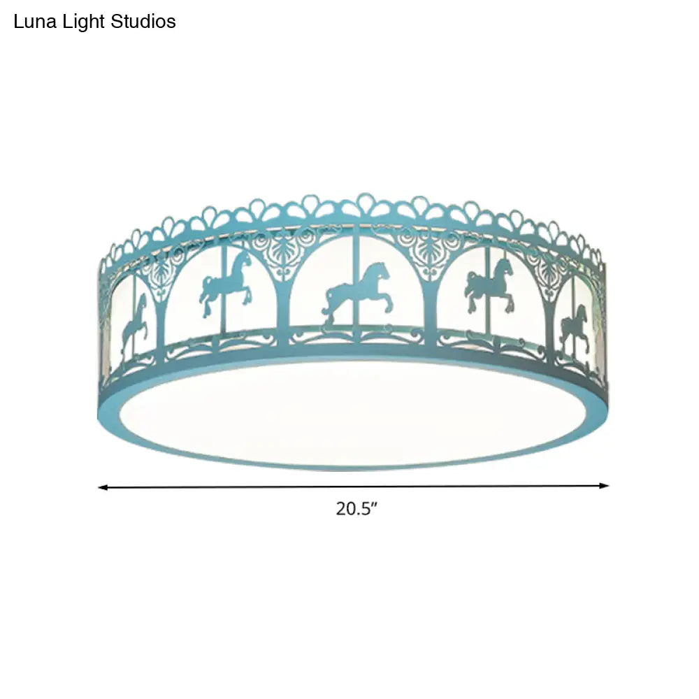 Modern Acrylic Flush Mount Ceiling Light: Perfect For Kid’s Bedroom
