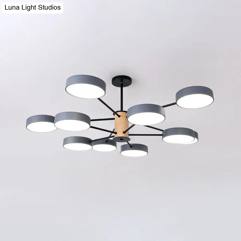 Modern Led Nordic Branch Chandelier - Acrylic Living Room Ceiling Light