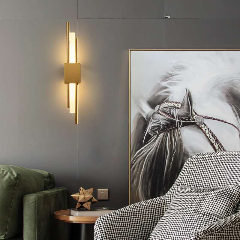 Modern Light Luxury Bedroom Copper Wall Lamp Copper Wall Lamps