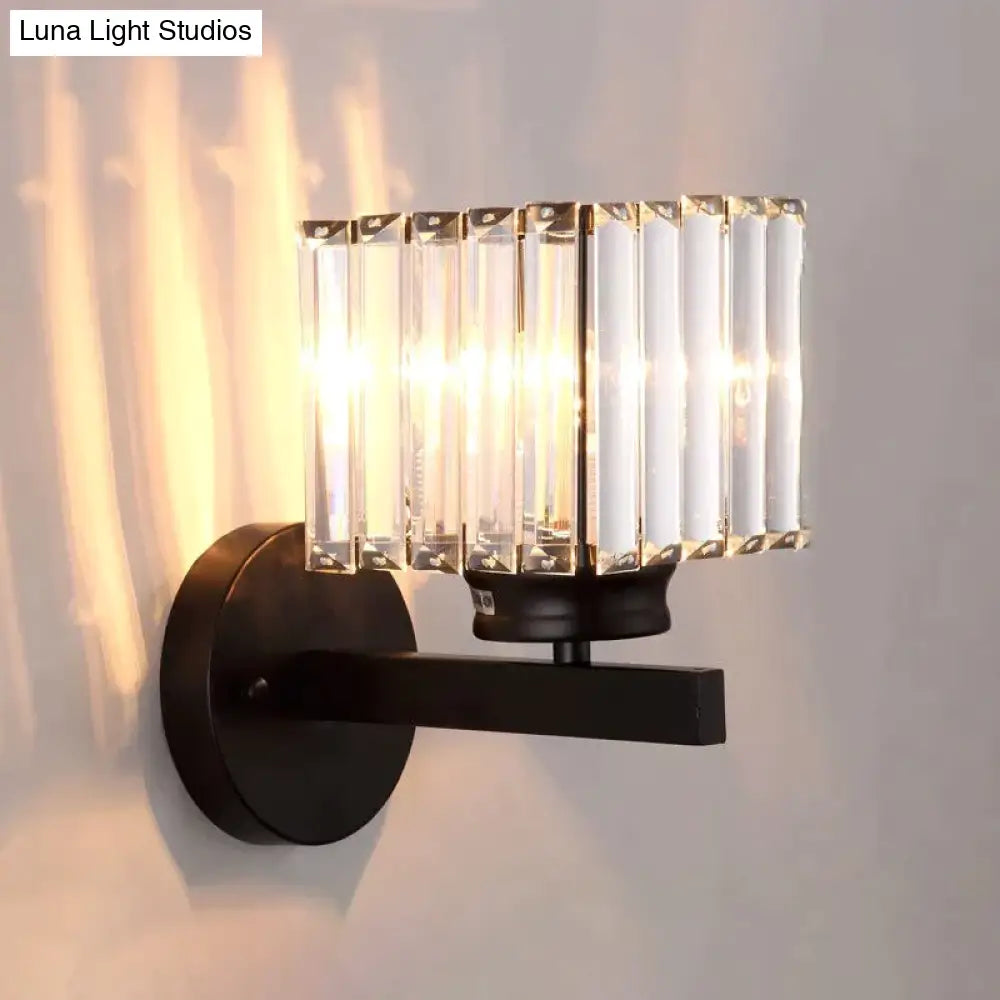 Modern Minimalist Wall Lamp with Glass Shade for Bedside Lighting Living Room Lighting Wall Light