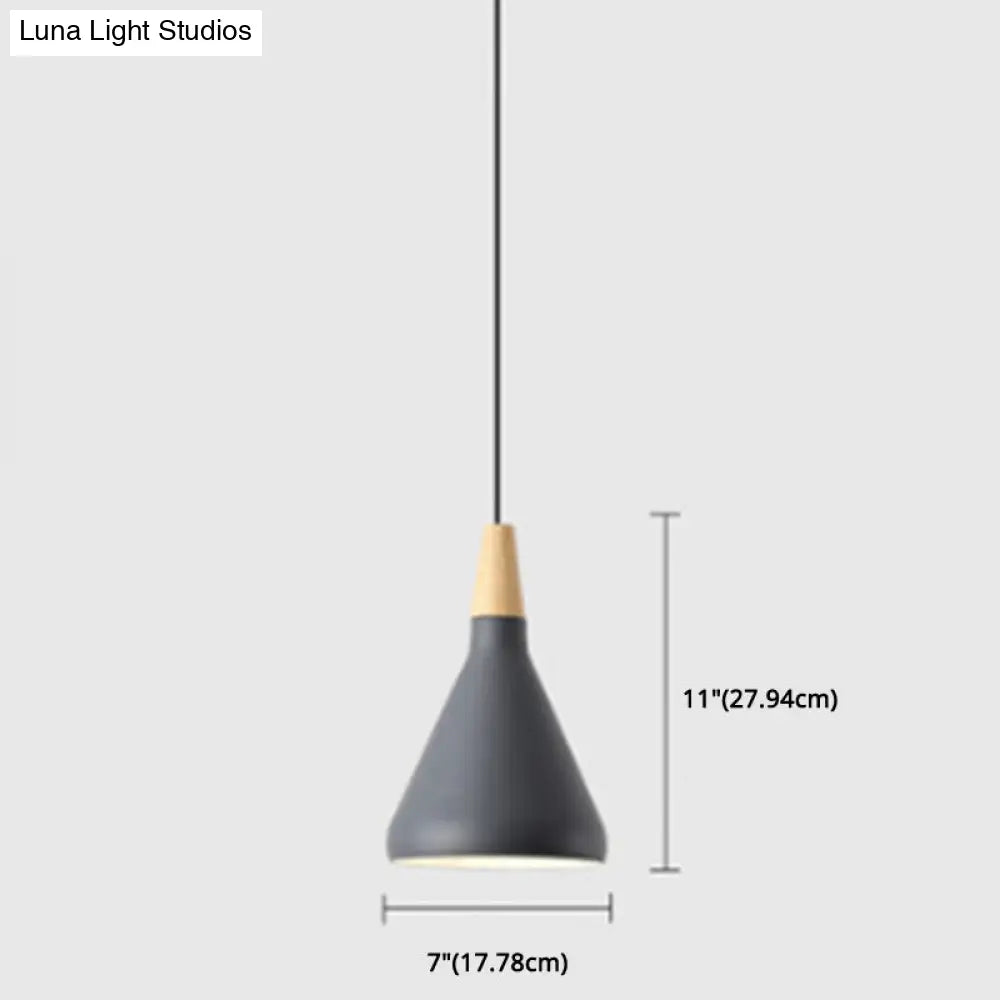 Simplicity Pendant Light With Multi Color Options - Nordic Macaroon Aluminum Lampshade Perfect For