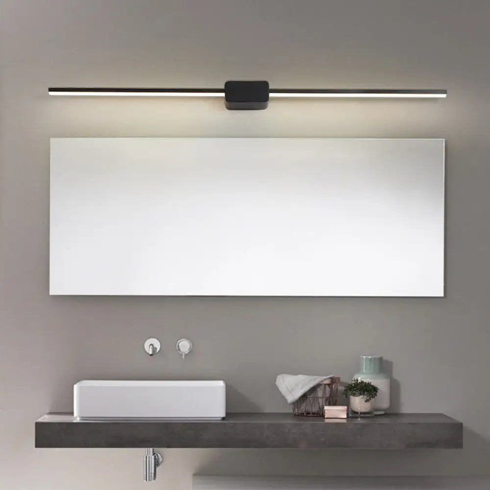 Sleek Led Sconce For Minimalist Bathroom Vanity Lighting