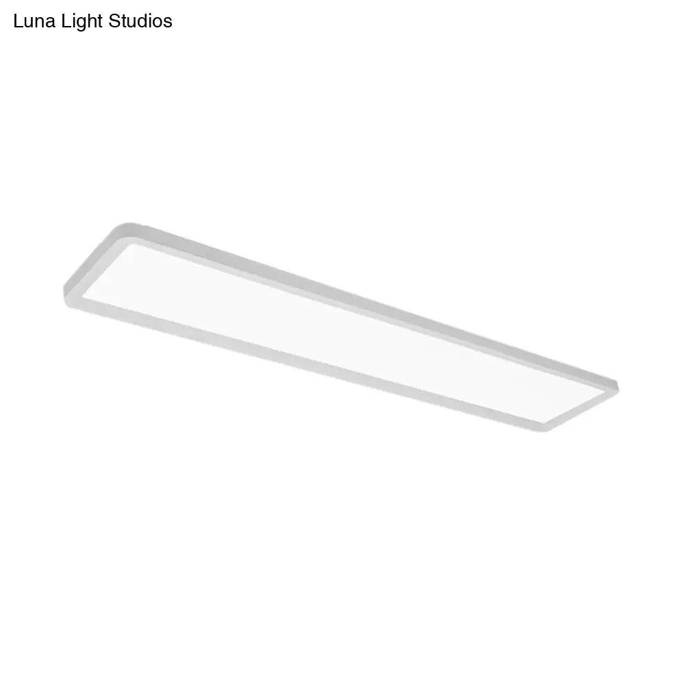 Ultrathin Led Flush Mount Ceiling Lamp - 16’/19.5’/31.5’ Warm/White Light Options