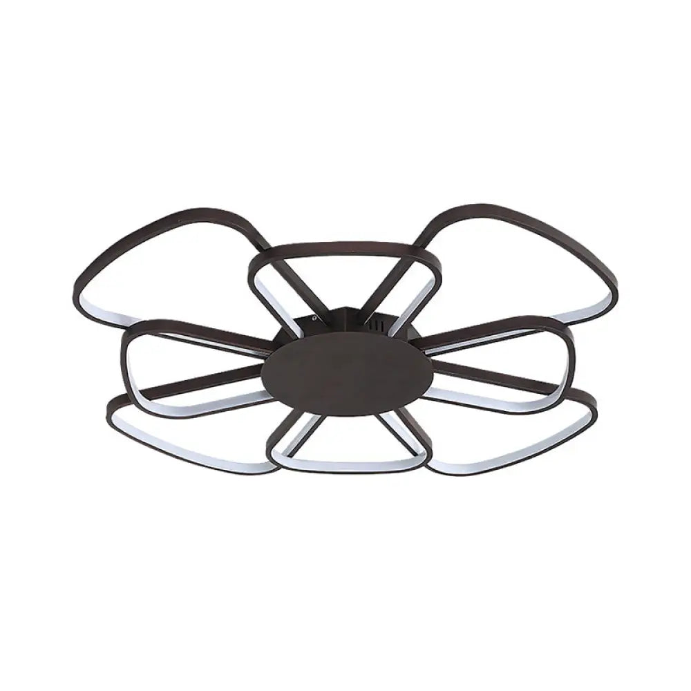 Windmill Led Flush Mount Ceiling Lamp For Living Room - Beautiful Acrylic Lighting