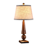 Sleek Tapered Drum Night Lamp - Minimalist Design Green