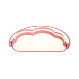 Cartoon Led Flush Mount Ceiling Light For Kids Bedrooms - Available In Pink White And Blue