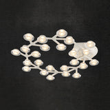 Led Kitchen Flushmount Light With Round Acrylic Shade In Warm/White - 7/9/10 Lights White Flush