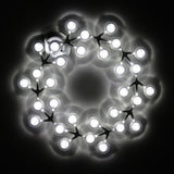 Led Kitchen Flushmount Light With Round Acrylic Shade In Warm/White - 7/9/10 Lights White Flush