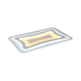 23.5’ - 47’ Wide Rectangular Acrylic Flushmount Led White Ceiling Light In Warm/White