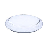 Nordic Diamond Flush Ceiling Light With Led 16/19.5 Diameter In White/Pink/Blue Shades