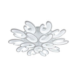 Modern 4/6/9-Head U-Shaped Acrylic Shade Flush Mount Ceiling Light In White Warm/White/Natural