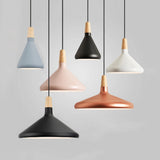 Nordic Aluminum Coolie Shade Suspension Pendant Light - 1 Head 7/10.5/15 Inch Wide Ideal For Office