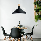 Nordic Aluminum Coolie Shade Suspension Pendant Light - 1 Head 7/10.5/15 Inch Wide Ideal For Office