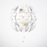 Modern Gold/Silver Exploding Pendant Light For Restaurants - 1-Light Metal Hang Lamp Silver