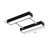 Nordic Metal Flush Mount Led Ceiling Fixture For Bedroom - White/Black Warm/White Light Multiple