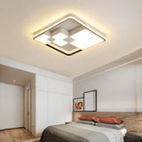 Nordic Style Acrylic Led Ceiling Light - Warm/White Lighting 18/23.5 Width White / 18 Warm