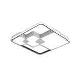 Nordic Style Acrylic Led Ceiling Light - Warm/White Lighting 18’/23.5’ Width