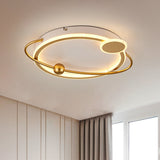 Contemporary Gold/Black Led Flush Ceiling Light Warm/White 19/23.5 Dia

Or

Modern Dia Gold / 19