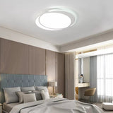 Sleek Round Ceiling Mount Light - Acrylic Flush Perfect For Adult Bedroom