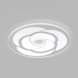 Blossom Ultra Thin Acrylic Flushmount Modernism White Led Ceiling Light 16.5/20.5 Warm/White