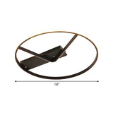 Sleek Led Flush Mount Ceiling Light In Black 18/23.5 Width Warm/White Light

(Note: Seo Optimization