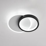 Minimalist Acrylic Led Flush Mount Ceiling Light With Ring-Panel Design