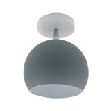Adjustable Half Sphere Flush Mount Macaron Aluminum Lighting Fixture - Small | 1 Bulb