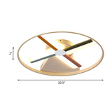 Windmill Led Ceiling Light For Modern Children’s Bedroom 16.5’/20.5’ Wide