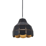Modern Nordic Metal Pendant Light - Black/Gray/White/Yellow/Blue 1 Foldable Dining Room Hanging Lamp