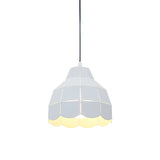 Modern Nordic Metal Pendant Light - Black/Gray/White/Yellow/Blue 1 Foldable Dining Room Hanging Lamp