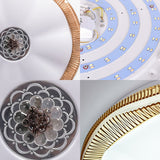Blooming Flush Mount Ceiling Light For Bedroom Modern Acrylic Shade White/Blue/Gold Warm/White