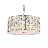 Simplicity Chrome Crystal 5-Light Chandelier With Diffuser