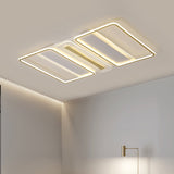 Sleek Led Semi Flush Acrylic Ceiling Lamp With Warm/White Light Clear / Warm