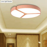 16’/19.5’/23.5’ Macaron Metallic Led Flushmount Light - Warm/White