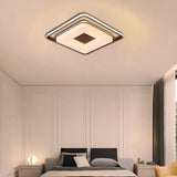 16/19.5 Minimalist Square Ceiling Mount Led Light In Warm/White With Acrylic Cover