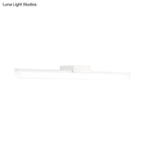 16/20 Ultra-Thin Acrylic Led Wall Light Sconce - Modern Style Black Or White Finish Warm