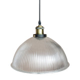 Industrial Dome Prismatic Glass Pendant Ceiling Light - Add A Stylish Touch To Your Living Room