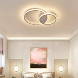 White Light Circular Flush Mount Led Ceiling Fixture (14/19/21.5) For Hallways And Corridors / 19