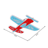 Acrylic Led Plane Shape Flush Ceiling Light For Boys Room In Red And Blue