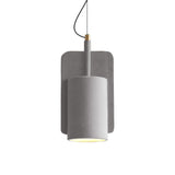 Geometric Cement Pendant Light - Industrial Style Grey/Beige/Pink 6/8/9W